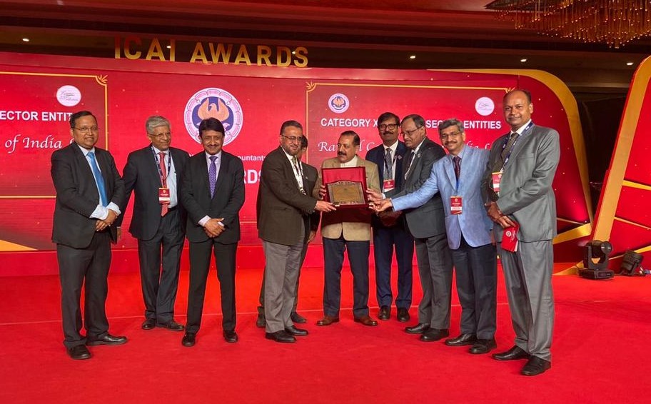 RailTel has bagged ICAI Award for excellence in Financial Reporting for the year 2020-21 in Public Sector Entities Category
